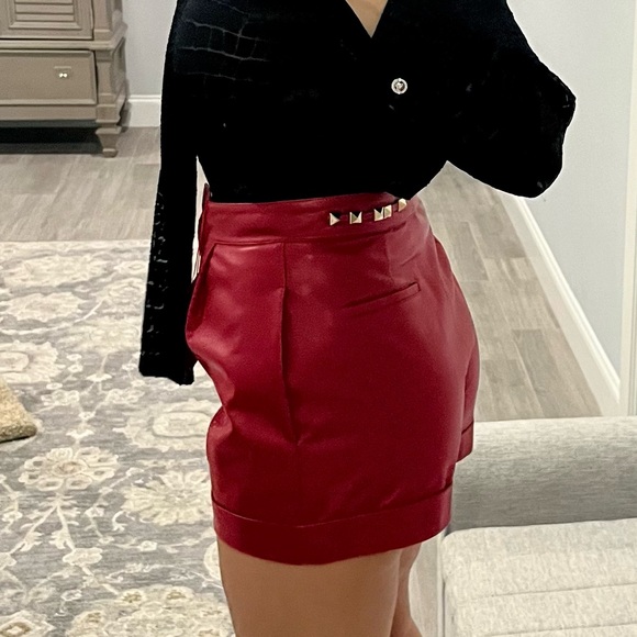 Valentino leather shorts - Picture 2 of 12